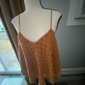 Top dark mustard size s